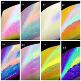 Leaf Leaves Nail Holographic Multicolor (16 sheet)-JAYDEN- Nail Supply American Gel Polish - Phuong Ni